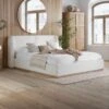 Eden Bed Frame, Boucle -Home Luxe Studio 30922497