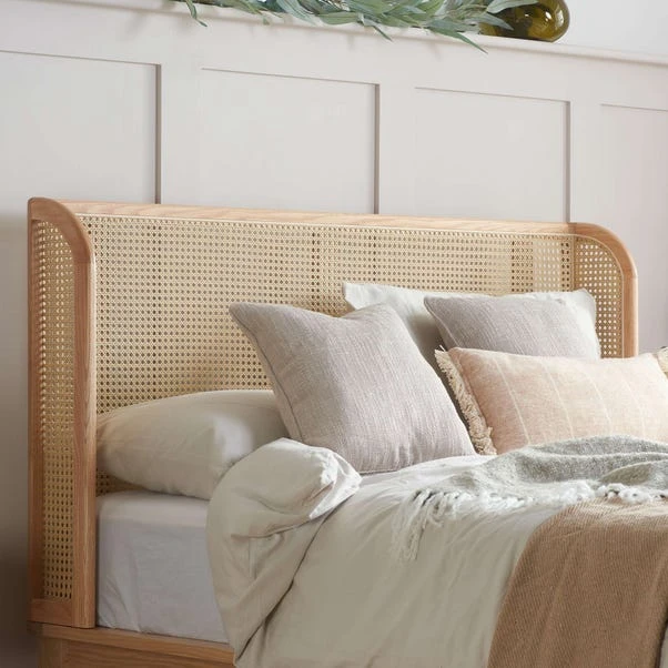 Astrid Rattan Bed Frame, Oak 10 Astrid Rattan Bed Frame, Oak - Image 8