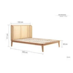 Astrid Rattan Bed Frame, Oak 28 Astrid Rattan Bed Frame, Oak -Home Luxe Studio 30922521 alt09