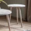 Brede Side Table, Natural White 2 Brede Side Table, Natural White -Home Luxe Studio 30922802