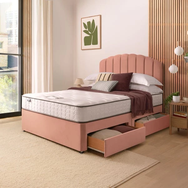 Silentnight Divan Bed With Velvet Merlin Headboard 18 Silentnight Divan Bed With Velvet Merlin Headboard - Image 16