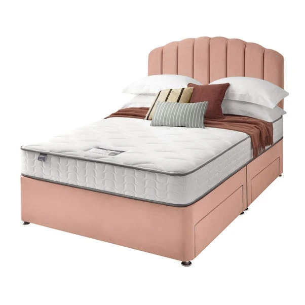 Silentnight Divan Bed With Velvet Merlin Headboard 21 Silentnight Divan Bed With Velvet Merlin Headboard - Image 19