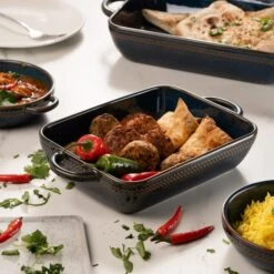 Stoneware Rectangle Roaster 8 Stoneware Rectangle Roaster -Home Luxe Studio 30923086