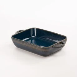 Stoneware Rectangle Roaster 9 Stoneware Rectangle Roaster -Home Luxe Studio 30923086 alt01