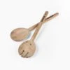 Set Of 2 Rockfish Acacia Wood Salad Servers 2 Set Of 2 Rockfish Acacia Wood Salad Servers -Home Luxe Studio 30923173