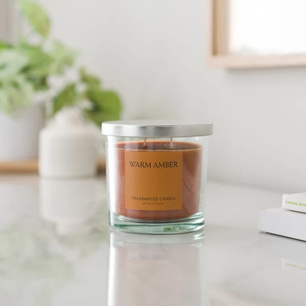 Warm Amber Multi Wick Candle 5 Warm Amber Multi Wick Candle - Image 3