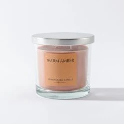 Warm Amber Multi Wick Candle 11 Warm Amber Multi Wick Candle -Home Luxe Studio 30923453 alt03