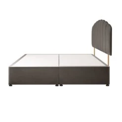 Silentnight Divan Bed With Velvet Merlin Headboard 27 Silentnight Divan Bed With Velvet Merlin Headboard -Home Luxe Studio 30924320 alt02