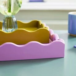 Sophie Robinson Set Of 2 Wavy Edge Trays 24 Sophie Robinson Set Of 2 Wavy Edge Trays -Home Luxe Studio 30924496 alt02
