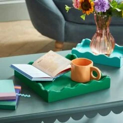 Sophie Robinson Set Of 2 Wavy Edge Trays 19 Sophie Robinson Set Of 2 Wavy Edge Trays -Home Luxe Studio 30924497 alt01