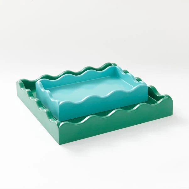 Sophie Robinson Set Of 2 Wavy Edge Trays 10 Sophie Robinson Set Of 2 Wavy Edge Trays - Image 8
