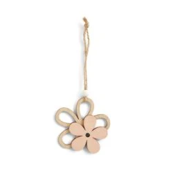 Wooden Flower Hanging Decoration 7 Wooden Flower Hanging Decoration -Home Luxe Studio 30924628 alt02
