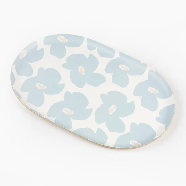 Eloise Blue Plywood Tray Oval 4 Eloise Blue Plywood Tray Oval - Image 2