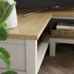 Olney Open Corner TV Unit For TVs Up To 55", Stone 12 Olney Open Corner TV Unit For TVs Up To 55", Stone -Home Luxe Studio 30924848 alt03