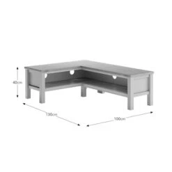 Olney Open Corner TV Unit For TVs Up To 55", Stone 15 Olney Open Corner TV Unit For TVs Up To 55", Stone -Home Luxe Studio 30924848 alt09