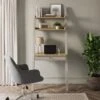 Olney Ladder Desk, Stone -Home Luxe Studio 30924854