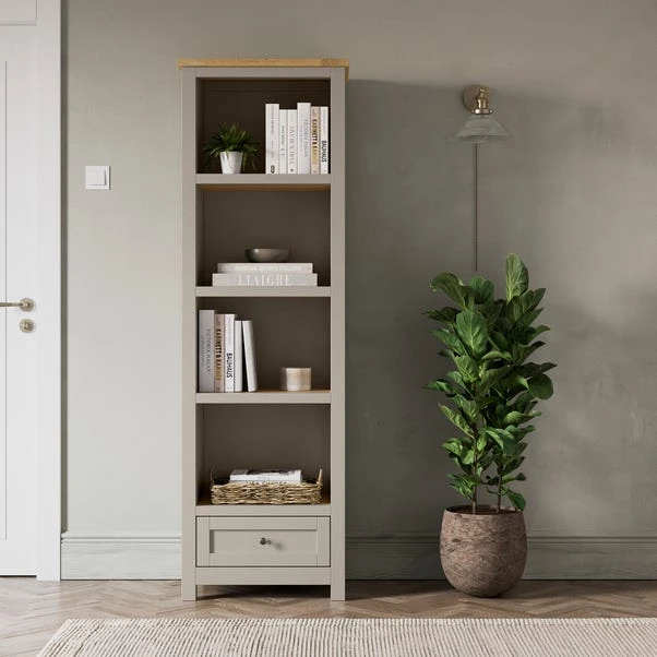 Olney Narrow Bookcase, Stone 3 Olney Narrow Bookcase, Stone