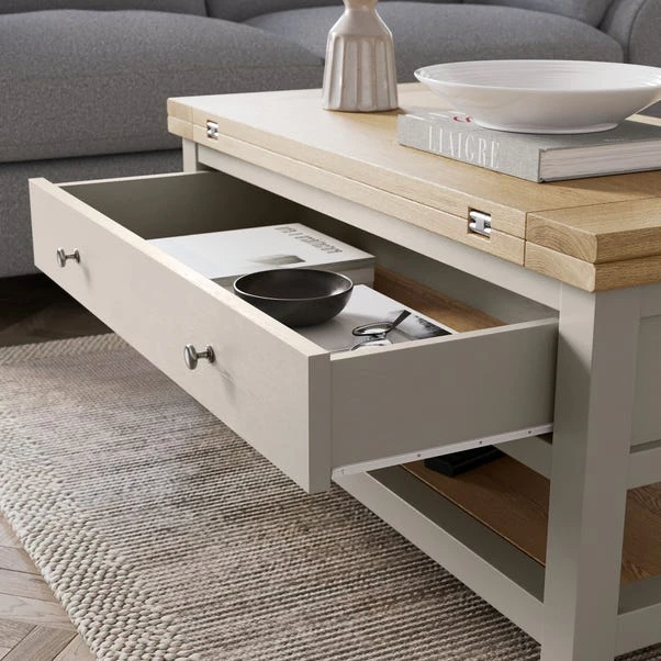 Olney Extendable Coffee Table, Stone 5 Olney Extendable Coffee Table, Stone - Image 3