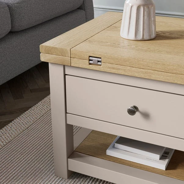 Olney Extendable Coffee Table, Stone 6 Olney Extendable Coffee Table, Stone - Image 4