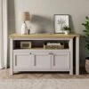 Olney Swivel Desk, Stone -Home Luxe Studio 30924869