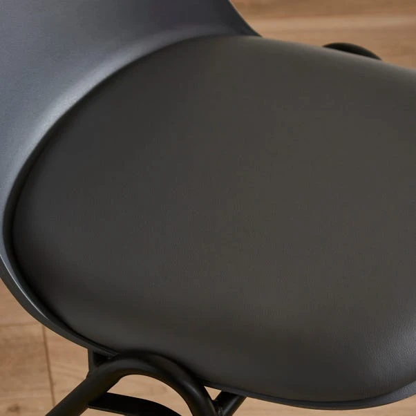 Burton Dining Chair, Faux Leather 6 Burton Dining Chair, Faux Leather - Image 4