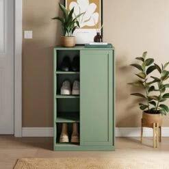 Eloise Sliding Shoe Storage Cabinet 30 Eloise Sliding Shoe Storage Cabinet -Home Luxe Studio 30925059 alt01