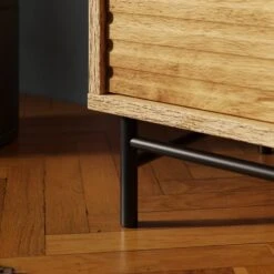 Bryant Display Cabinet, Mango Wood Effect 14 Bryant Display Cabinet, Mango Wood Effect -Home Luxe Studio 30925262 alt05