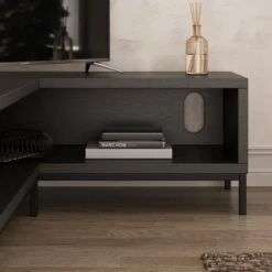 Fulton Open Corner TV Unit For TVs Up To 60" -Home Luxe Studio 30925273 alt03