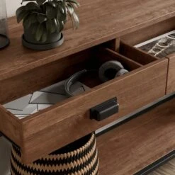 Fulton Extra Wide Console Table, Pine Effect 11 Fulton Extra Wide Console Table, Pine Effect -Home Luxe Studio 30925274 alt02