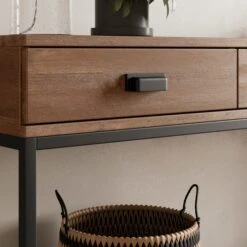 Fulton Extra Wide Console Table, Pine Effect 12 Fulton Extra Wide Console Table, Pine Effect -Home Luxe Studio 30925274 alt03