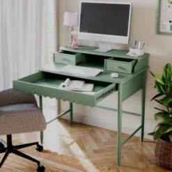 Remi Scalloped Small Step Up Desk 11 Remi Scalloped Small Step Up Desk -Home Luxe Studio 30925282 alt03