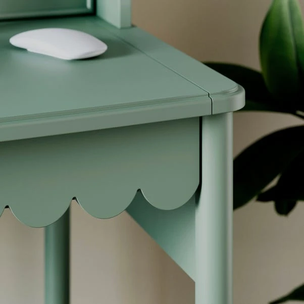 Remi Scalloped Small Step Up Desk 7 Remi Scalloped Small Step Up Desk - Image 5