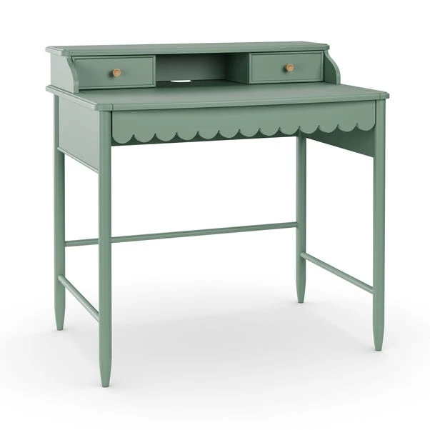Remi Scalloped Small Step Up Desk 8 Remi Scalloped Small Step Up Desk - Image 6