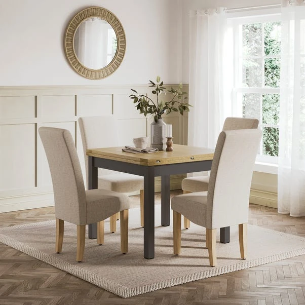 Olney Flip Top 4-6 Seater Dining Table 17 Olney Flip Top 4-6 Seater Dining Table - Image 15