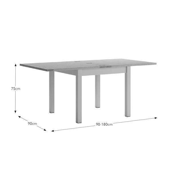 Olney Flip Top 4-6 Seater Dining Table 22 Olney Flip Top 4-6 Seater Dining Table - Image 20