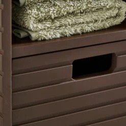 Chocolate Bathroom Cabinet With Drawers 6 Chocolate Bathroom Cabinet With Drawers -Home Luxe Studio 30925330 alt01
