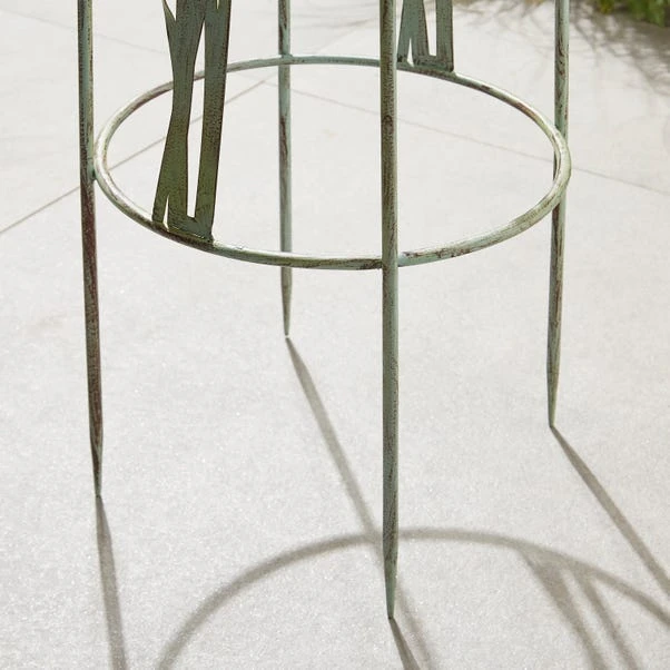 Lotus Plant Iron Obelisk Support Ornament 5 Lotus Plant Iron Obelisk Support Ornament - Image 3