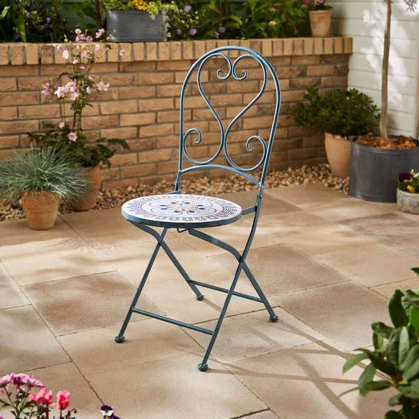 Amalfi Mosaic Effect Bistro Set 6 Amalfi Mosaic Effect Bistro Set - Image 4