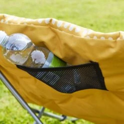 Padded Yellow Ochre Camping Chair 8 Padded Yellow Ochre Camping Chair -Home Luxe Studio 30925840 alt02