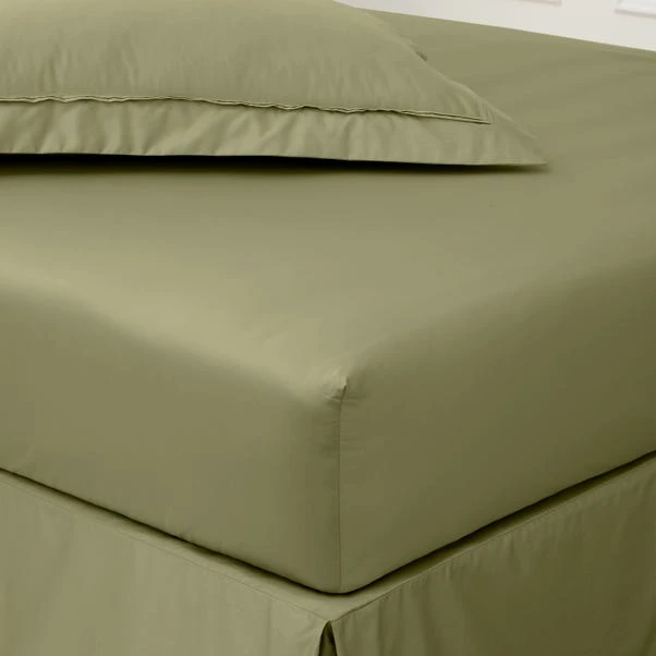 Dorma Luxurious & Silky 500 Thread Count Cotton Sateen Fitted Sheet 4 Dorma Luxurious & Silky 500 Thread Count Cotton Sateen Fitted Sheet - Image 2