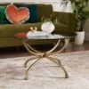 Nora Round Metal Coffee Table -Home Luxe Studio 30926182