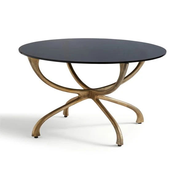 Nora Round Metal Coffee Table 6 Nora Round Metal Coffee Table - Image 4