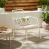 Steel Garden Chair White 1 Steel Garden Chair White -Home Luxe Studio 30926376