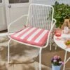 Striped Outdoor Seat Pad 1 Striped Outdoor Seat Pad -Home Luxe Studio 30926379