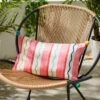 Wiggle Watercolour Outdoor Rectangle Cushion