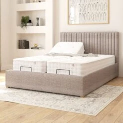 Grant Saxon Twill Adjustable Bed 40 Grant Saxon Twill Adjustable Bed -Home Luxe Studio 30926508 alt01