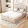 Olivier Eire Linen Adjustable Bed 1 Olivier Eire Linen Adjustable Bed -Home Luxe Studio 30926545
