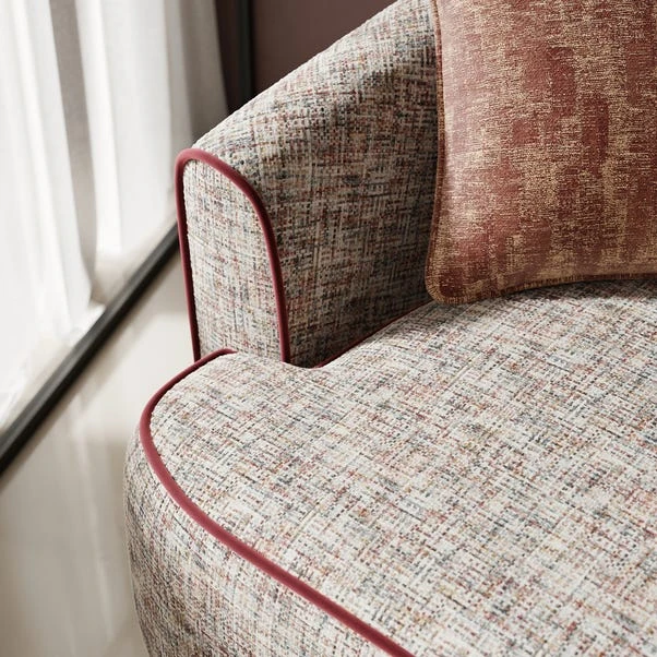 Carmen Chenille Curved Swivel Chair 7 Carmen Chenille Curved Swivel Chair - Image 5