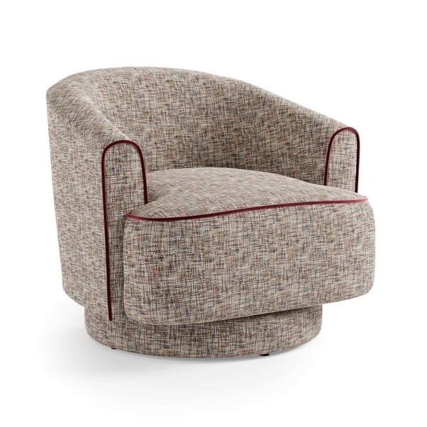 Carmen Chenille Curved Swivel Chair 9 Carmen Chenille Curved Swivel Chair - Image 7