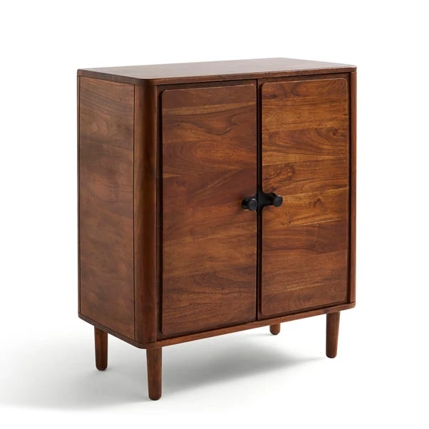 Alani 2 Door Bathroom Cabinet, Acacia Wood 6 Alani 2 Door Bathroom Cabinet, Acacia Wood - Image 4